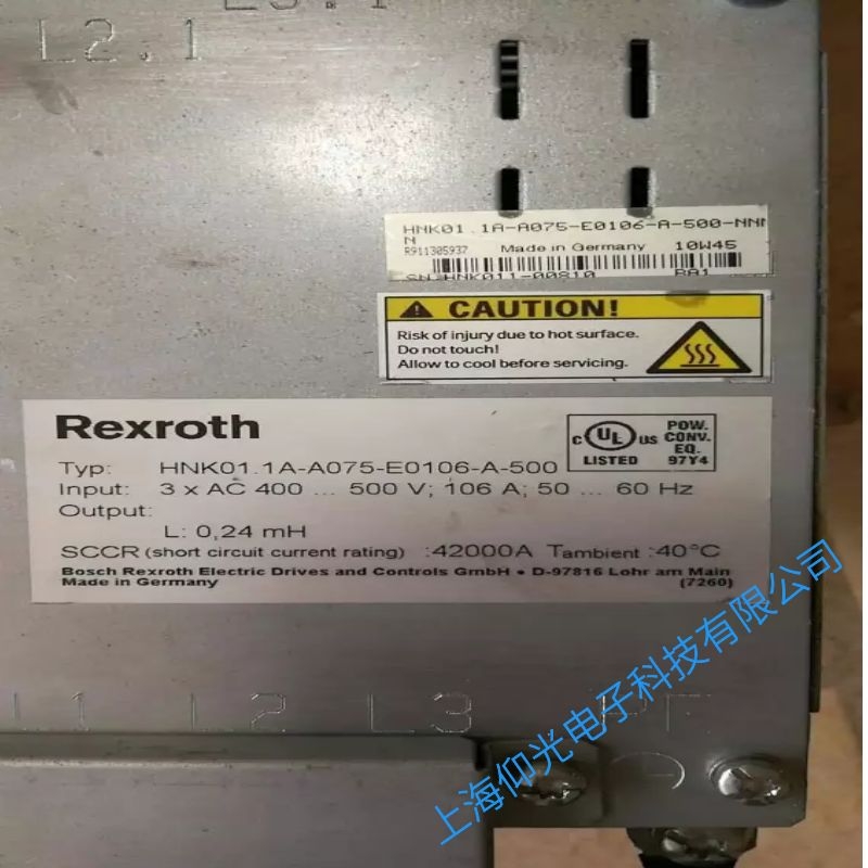 REXROTH力士樂伺服驅動器報F3144代碼維修公司