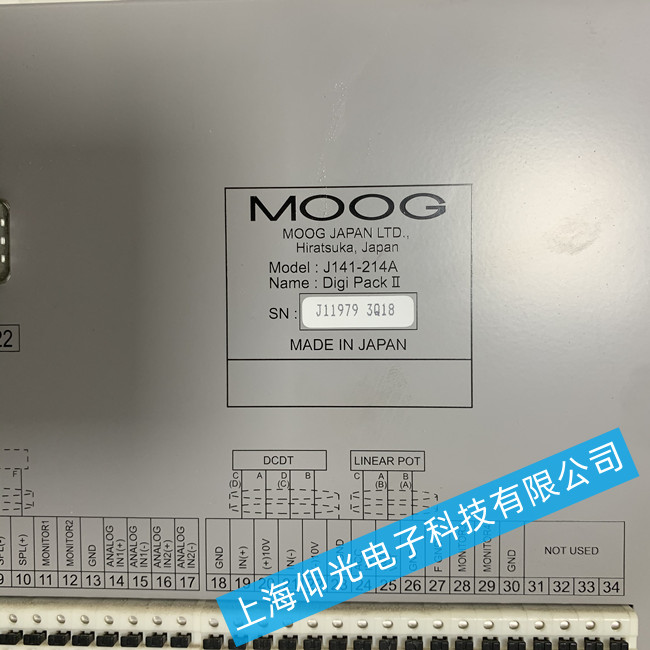 吹塑機專用穆格MOOG J141-214A厚薄控制器維修講解